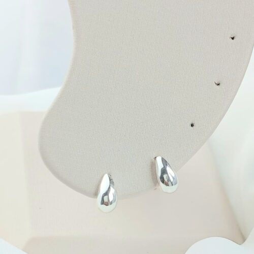 Brinco Gota Pequenino Prata 925 liso