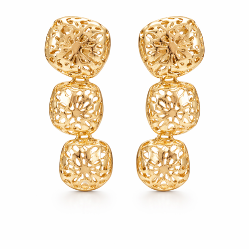 Brinco Ear Cuff Bolinhas