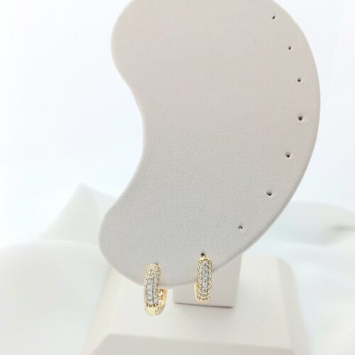 Brinco Com Pedras de Zircônias Pequeno