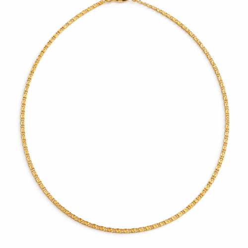 Choker Modelo Mini S Banho de Ouro