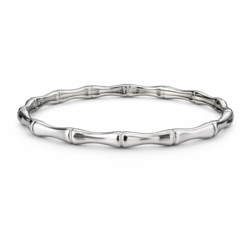 Bracelete Com Relevo Prata 925