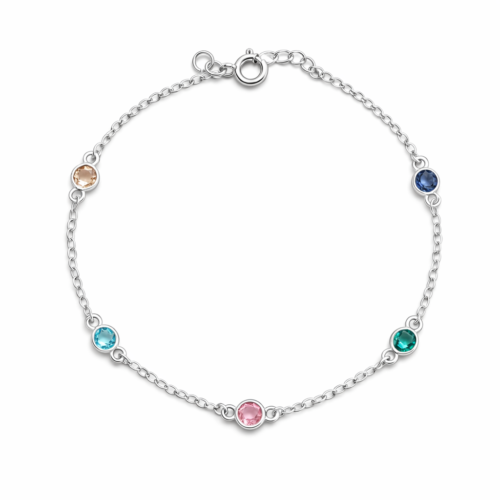 Pulseira Circulos Collor Prata 925