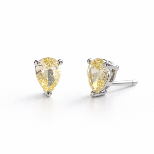 Brinco Gota Agata Prata 925