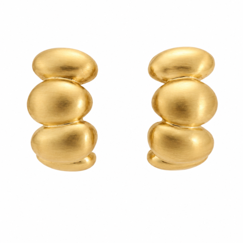 Brinco meia lua Dourado